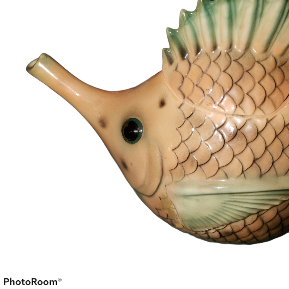 Custom vintage 1998 tropical fish Tea set - Picture 5 of 15